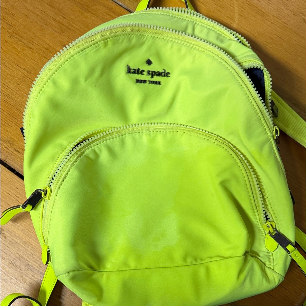 Kate Spade Bright Yellow Backpack